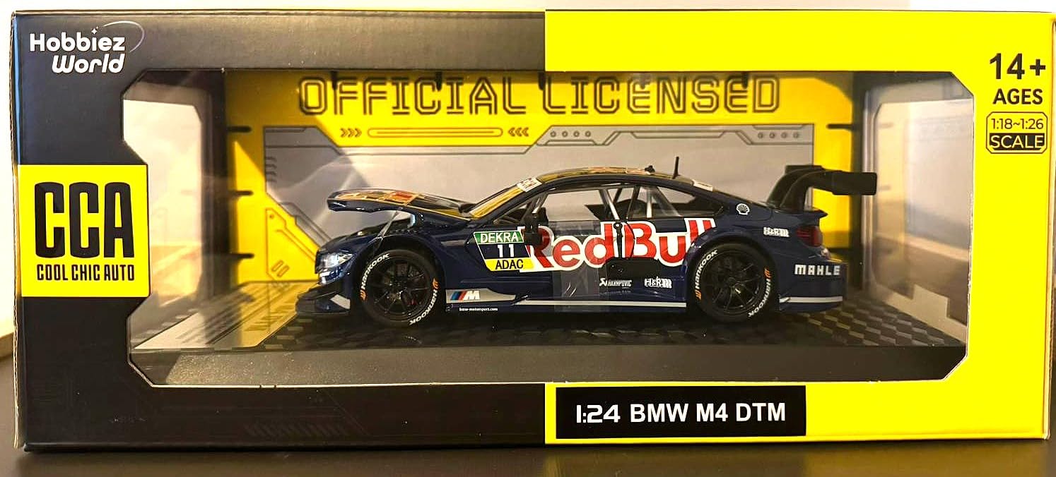  M4 DTM 2014 RedBull ミニカー PMA ディーラー43 CCA Cool Chic Auto 1:24 Ölçek BMW M4 DTM Red Bull Edition Diecast